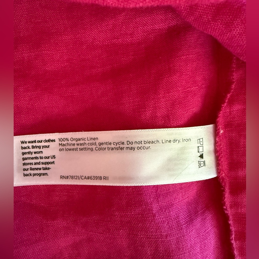 Eileen Fisher organic linen dress. Size small excellent condition. - Picture 5 of 5